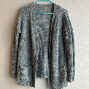 Teal boyfriend cardigan